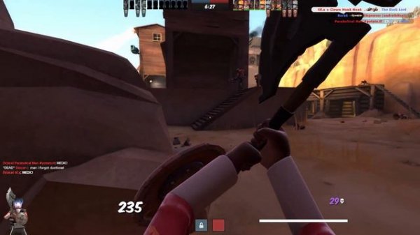 Team Fortress 2: Demoknight Gameplay [TF2 HHH's Headtaker]
