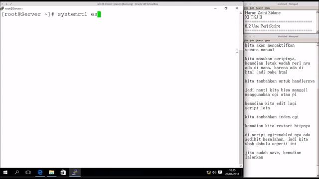 Lab 8.2 Use Perl Script In Web Server Apache смотреть онлайн