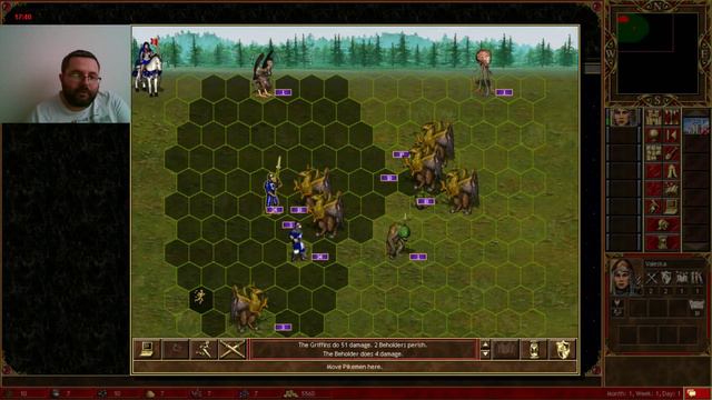 Heroes3 Hota - Castle Valeska Day 1 - Cons Tier 1 - WIN or FAIL ?