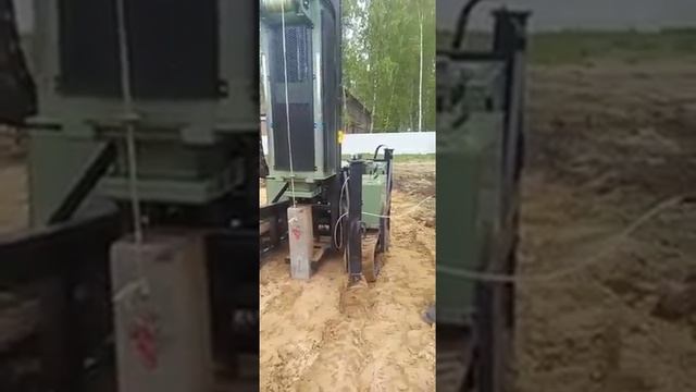 Обкатка нового сваебоя... смотреть онлайн