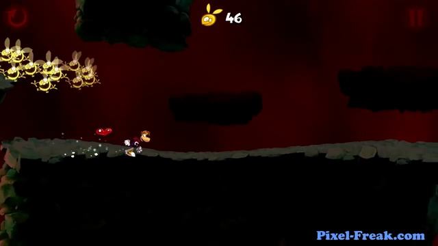 Rayman Jungle Run - Chapter 3 - Wall Run - 100% Walkthrough - Android iOS смотреть онлайн