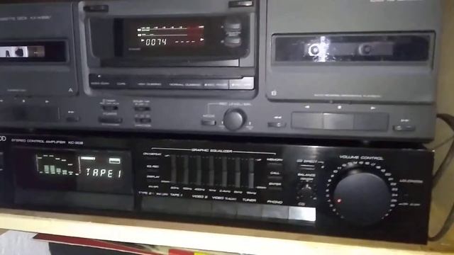 Casatera deck Kenwood kx-w895, preamplificador kc-208 , Kenwood Rxd-A-53 смотреть онлайн
