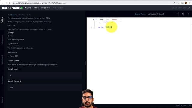 Python Print Function | Hackerrank Solutions смотреть онлайн