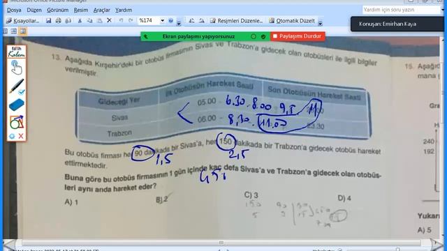 LGS Matematik_İşleyen Zeka Yayınları 5. Deneme (2022) Çözümleri смотреть онлайн
