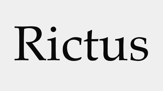 How to Pronounce Rictus смотреть онлайн