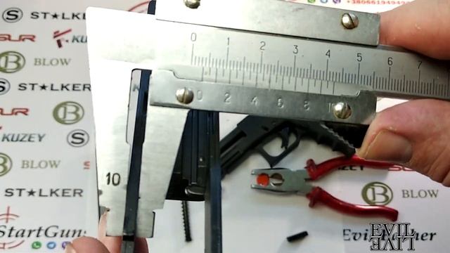 Kuzey GN19 - копия Glock 19 - детальный обзор, разборка, сборка