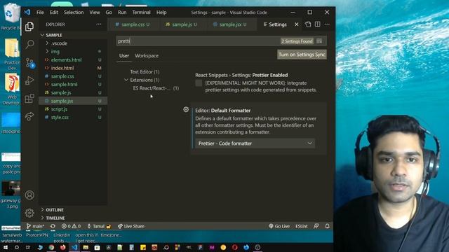 Auto Indent & Format Your Code on Save with Prettier смотреть онлайн