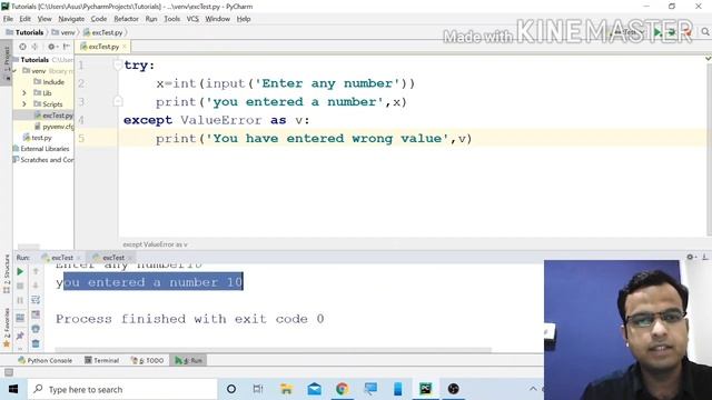 Exception handling in python смотреть онлайн