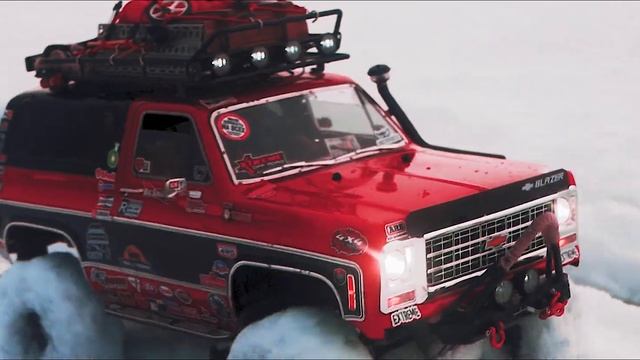 Сквозь снег. Traxxas Chevrolet Blazer. Cinematic video. смотреть онлайн
