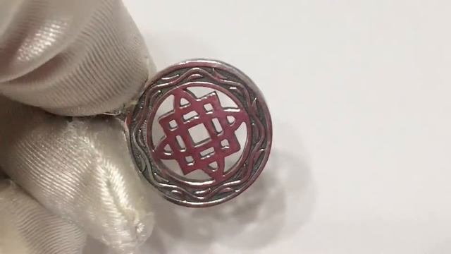 Звезда Лады в Славянском узоре Двусторонний славянский оберег Серебро 925 Славянский оберег смотреть онлайн