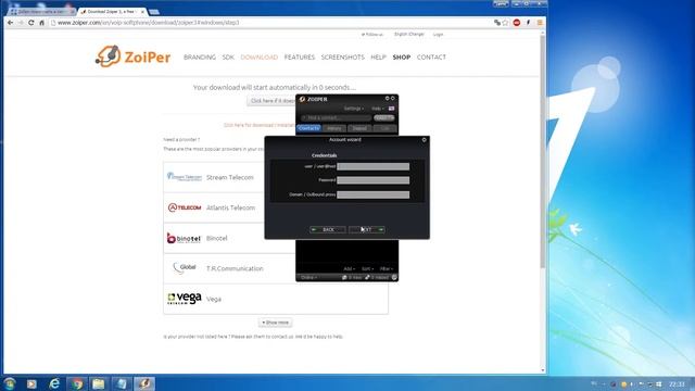 Настройка приложения IP-телефонии на Windows смотреть онлайн