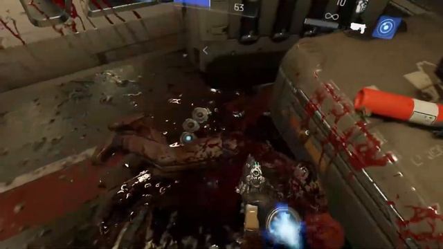 Аццкие баги в DOOM VFR обзор игры и геймлея в виртуальной реальности HTC VIVE VR смотреть онлайн