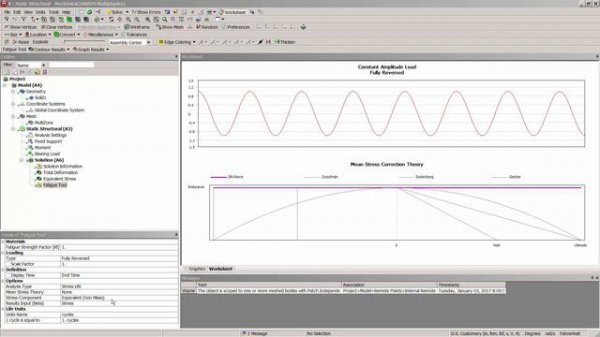 ANSYS Student_ Fatigue Analysis of a Formula SAE Hub