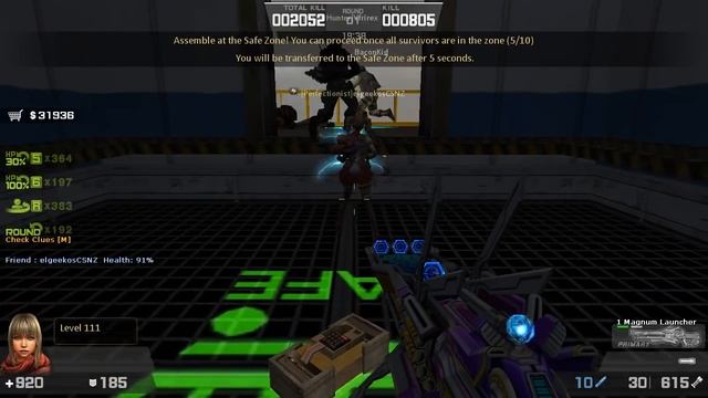 Counter-Strike Nexon: Zombies - Megalodon Zombie Boss Fight (Hard1) gameplay on Rendezvous map смотреть онлайн