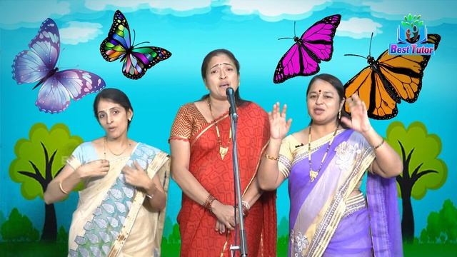 Butterfly Butterfly Come To Me Nursery Rhymes | Kids Rhymes With Dance | Best Tutor