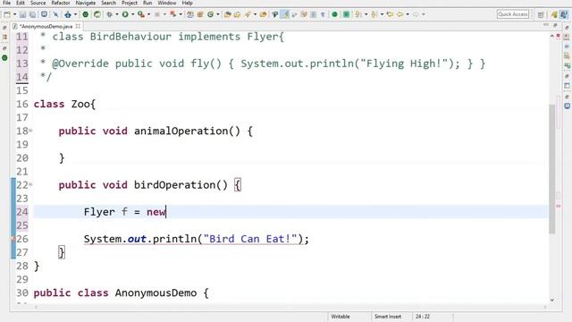 6. Java 8 - Anonymous Inner Class - Demo1 (Pre-Requisite) смотреть онлайн