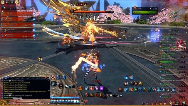 Blade & Soul - epic Cathedra cliffs playing Forcemaster lvl 60HM17 -(No commentary) смотреть онлайн