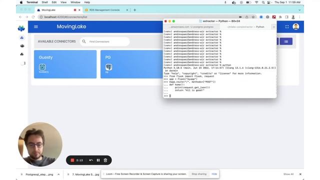 MovingLake Demo - PostgreSQL Database to Webhooks смотреть онлайн