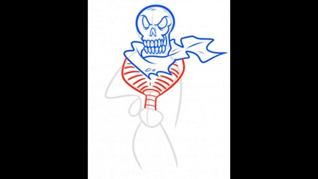 Видео урок "Как нарисовать Папируса из игры Undertale" смотреть онлайн