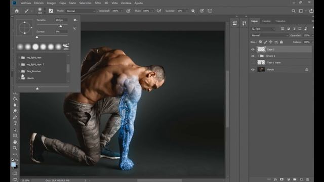 How to make a frost effect in photoshop (photoshop 2020)Photoshop Manipulation Fantasy смотреть онлайн