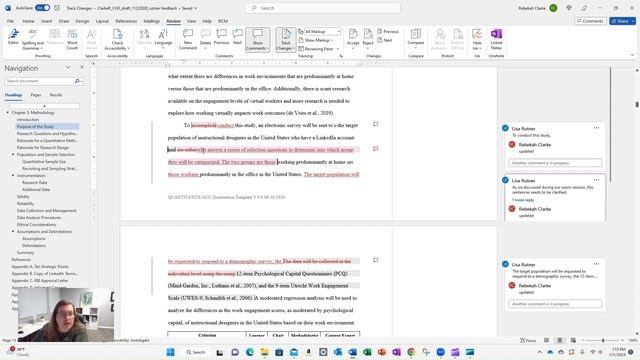 Working in the GCU Template: Tracking Changes and Reviewing Comments смотреть онлайн