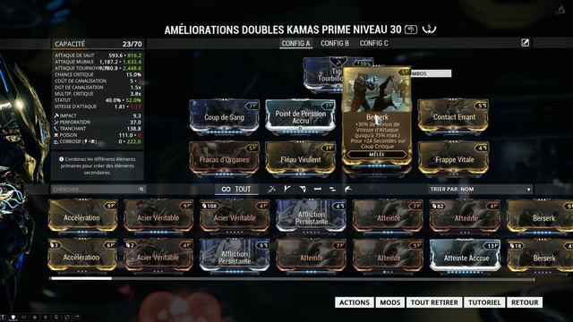 Warframe | Doubles kamas prime builds [FR] смотреть онлайн