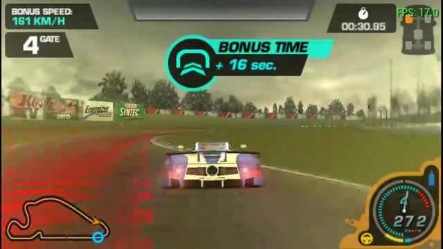 Need For Speed ProStreet PSP Pagani Zonda F 2007 (Race) Test Drive смотреть онлайн