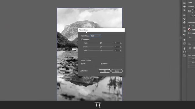 How to Make an Image Black and White in Illustrator смотреть онлайн