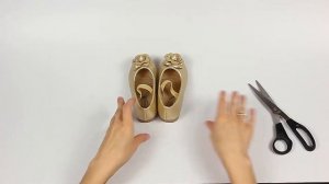 Золотые балетки на девочку с Алиэкспресс Golden shoes for girl from Aliexpress