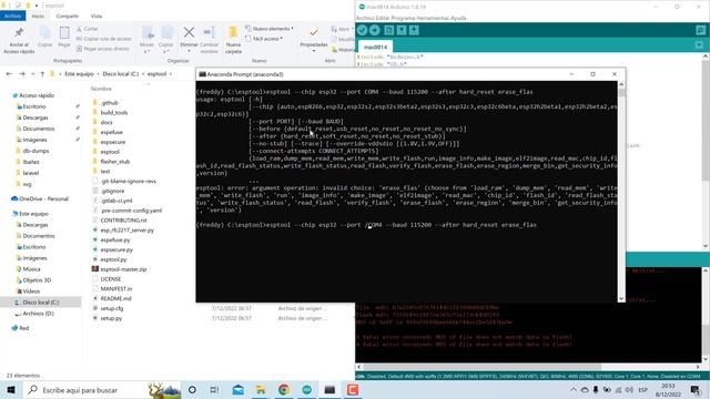 esp32 problem: MD5 of file does not match data in flash! смотреть онлайн