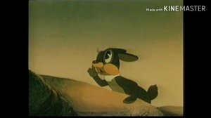 Басня от деда-Лев и заяц!!!