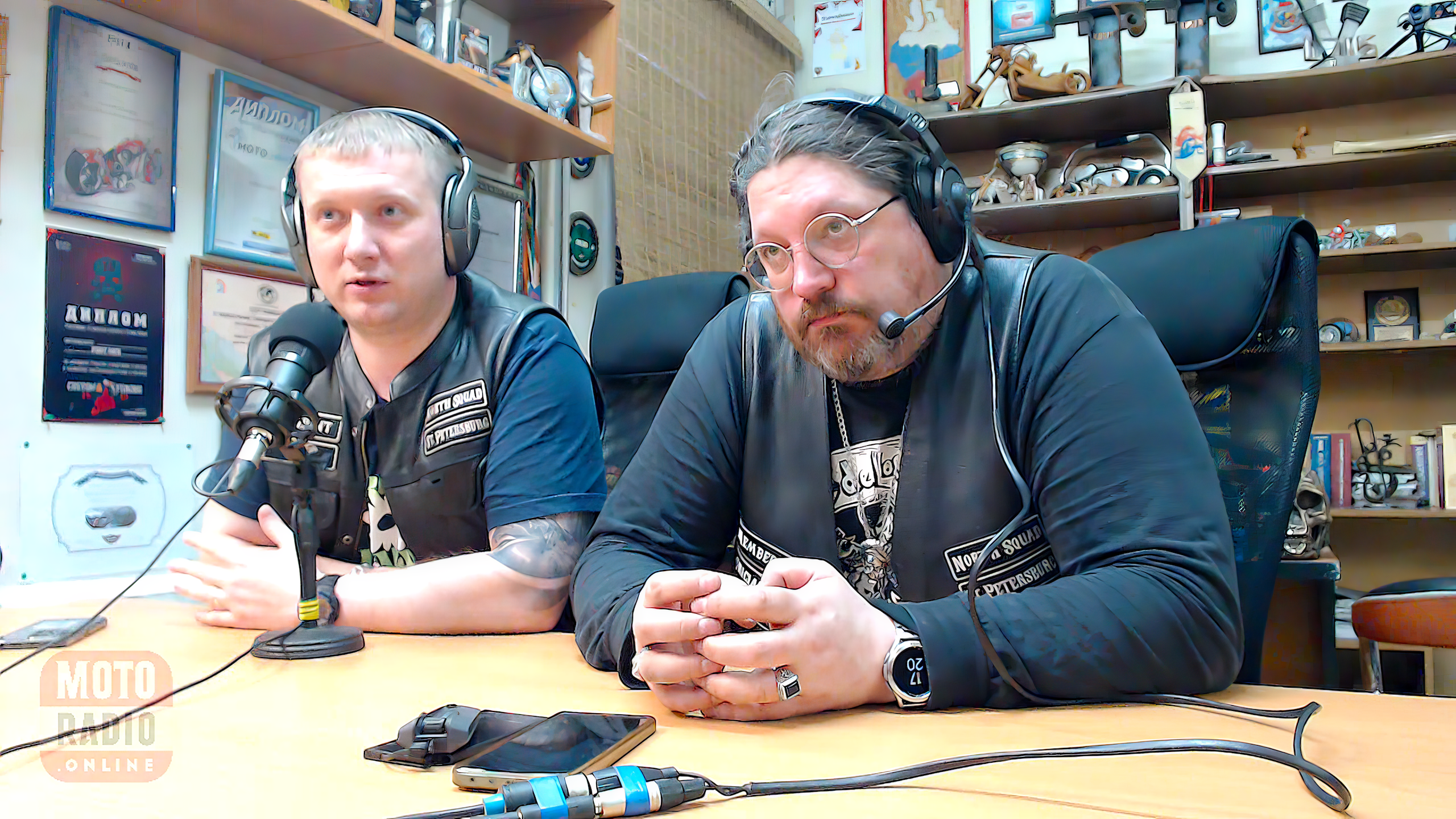 Байкеры мотоклуба «North Squad MCC» в гостях у MOTORADIO.