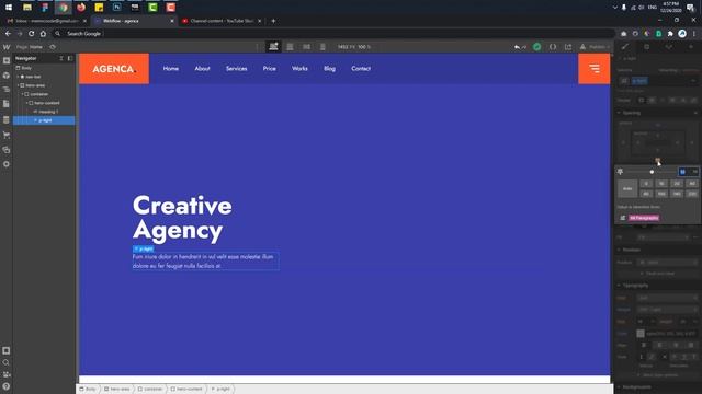 2- Figma to Webflow (Hero Area) - Creative Agency Website смотреть онлайн