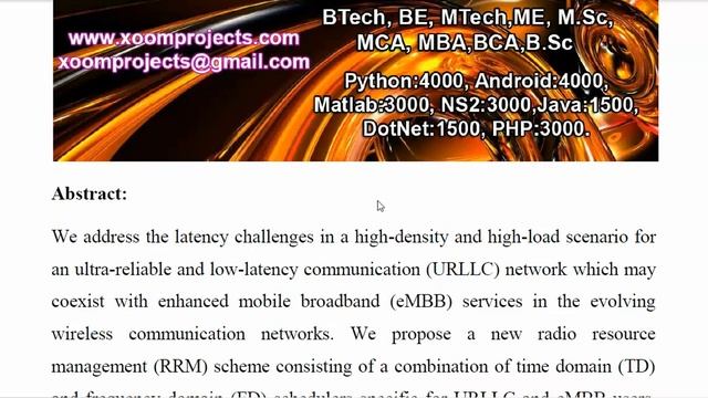 Radio Resource Management Scheme for URLLC and eMBB Coexistence in a Cell Less Radio Access Network смотреть онлайн