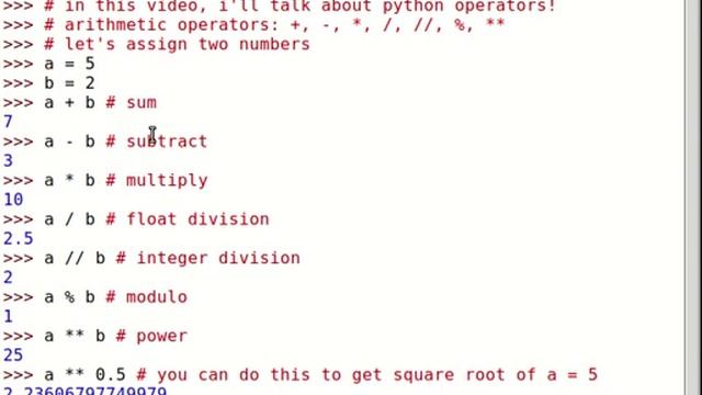 Python for Beginners: Python 3 Operators! (arithmetic, comparison, boolean) смотреть онлайн