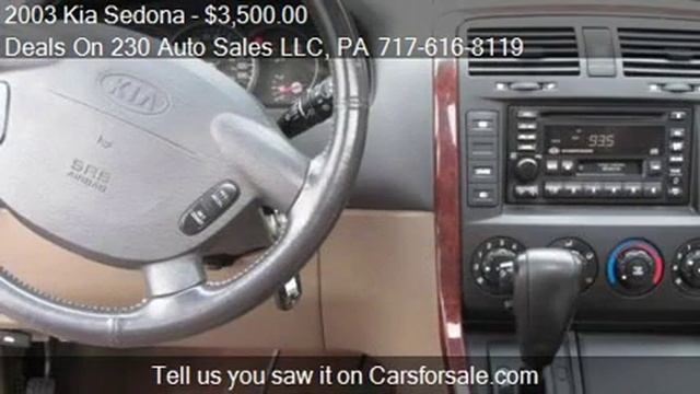2003 Kia Sedona LX 4dr Minivan For Sale In Middletown, PA 17