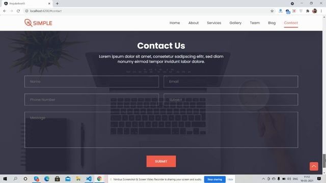 Angular 12 Bootstrap 5 Free Website Template смотреть онлайн