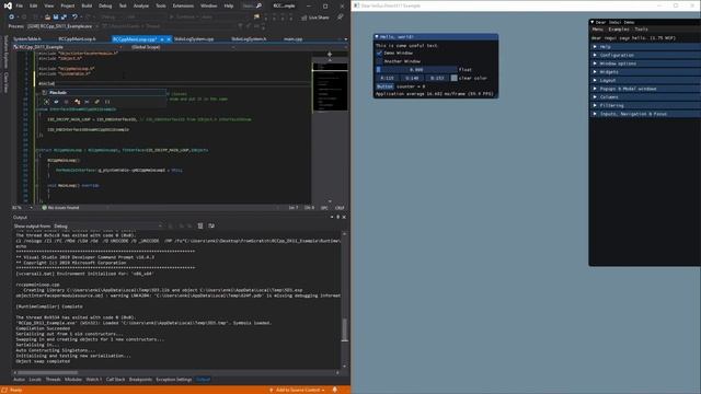 RCC++ Dear ImGui and DirectX11 Tutorial Part 4: Working Dear ImGui with RCC++ смотреть онлайн