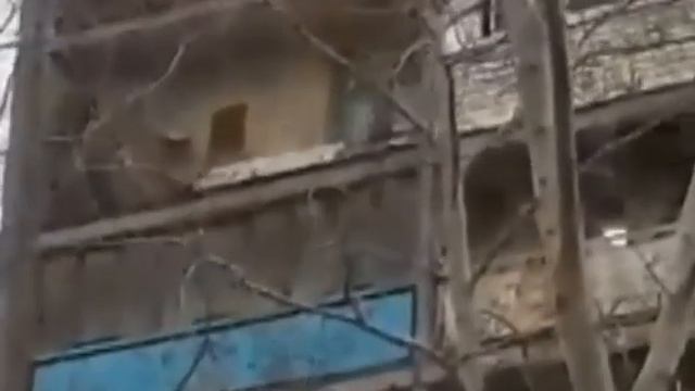 В Братске упал балкон