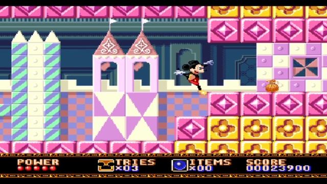 Mickey Mouse Castle of Illusion - Прохождение(Сложность Practice) смотреть онлайн