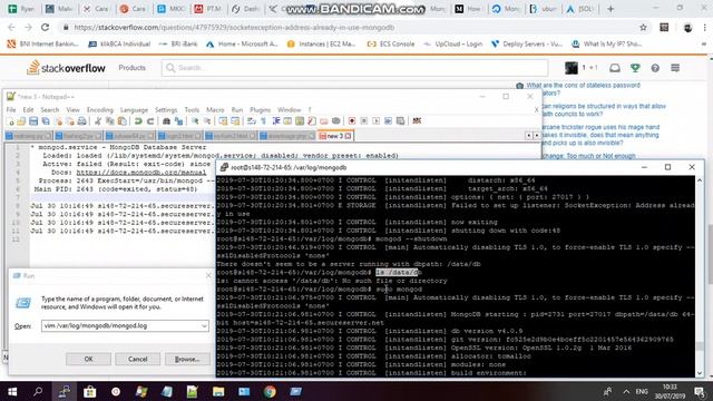 MongoDB Main process exited, Failed with result exit code смотреть онлайн
