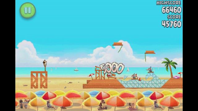 Angry Birds Rio 5-10 Beach Volley theme 3 Stars Walkthrough video gameplay tutorial iphone 4 смотреть онлайн