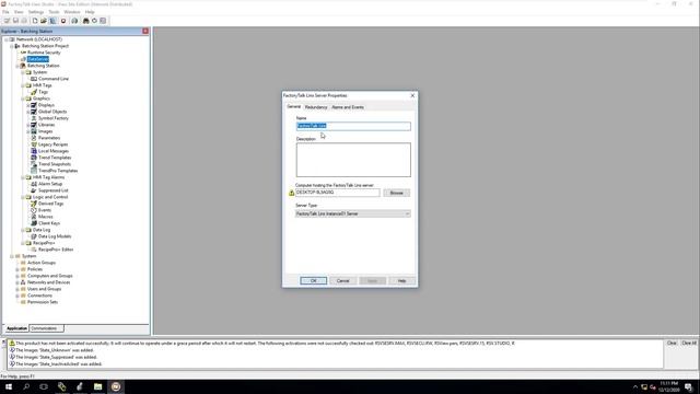 Starting A FactoryTalk View Studio Site Edition HMI Application | Batching Station PLC | Day 4