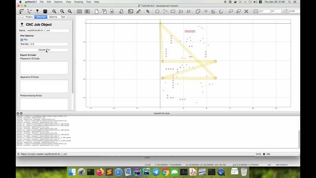 KiCad 5.0 +  FreeCam + CNCjs + CNC JET Jmd-1