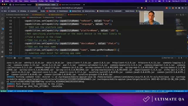 Appium with Java and Sauce Labs [2022] смотреть онлайн