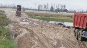 Трудовые будни водителя самосвала,работа на севере вахтой