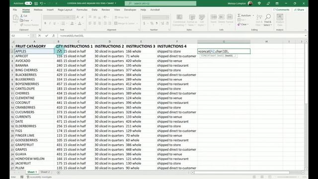 How to combine multiple columns into a vertical list in Excel смотреть онлайн