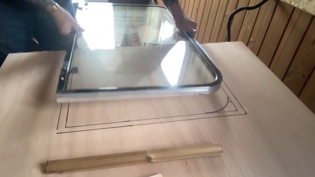 Building Our Narrowboat #19 - Cutting window openings in ply linings смотреть онлайн