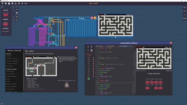 TURING COMPLETE WALKTHROUGH - THE MAZE (UPDATED) смотреть онлайн