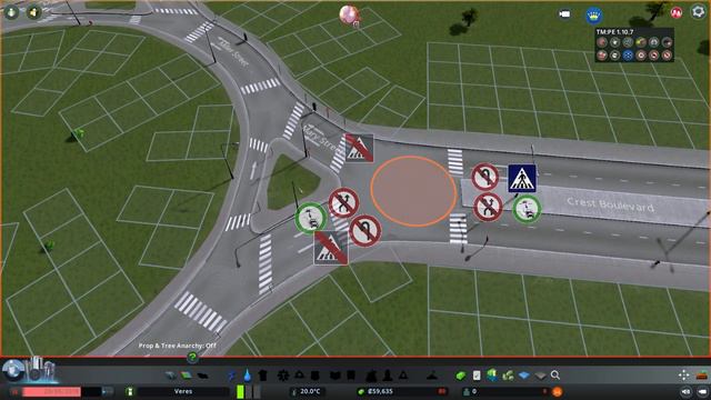 Cities: Skylines - How To Build A Proper Roundabout